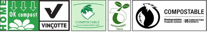 Logos sacs compostables